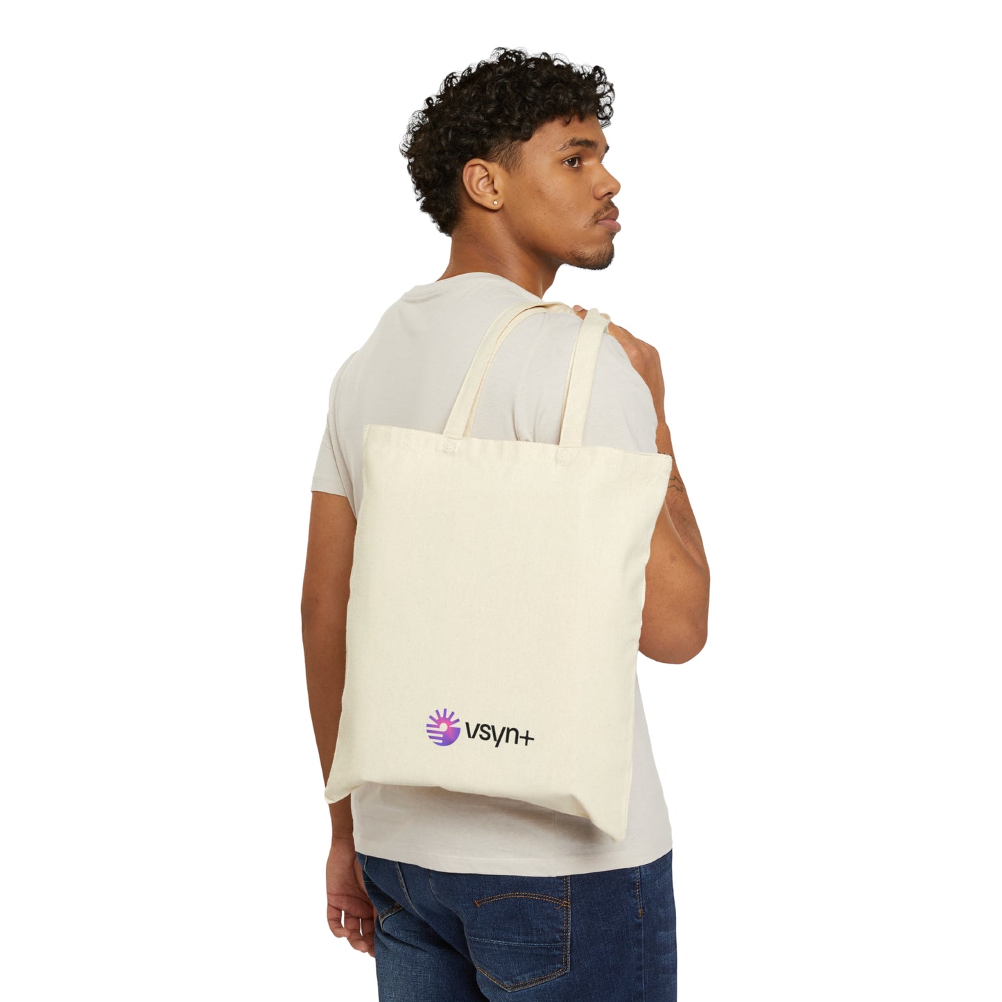 VSYN+ Canvas Tote Bag
