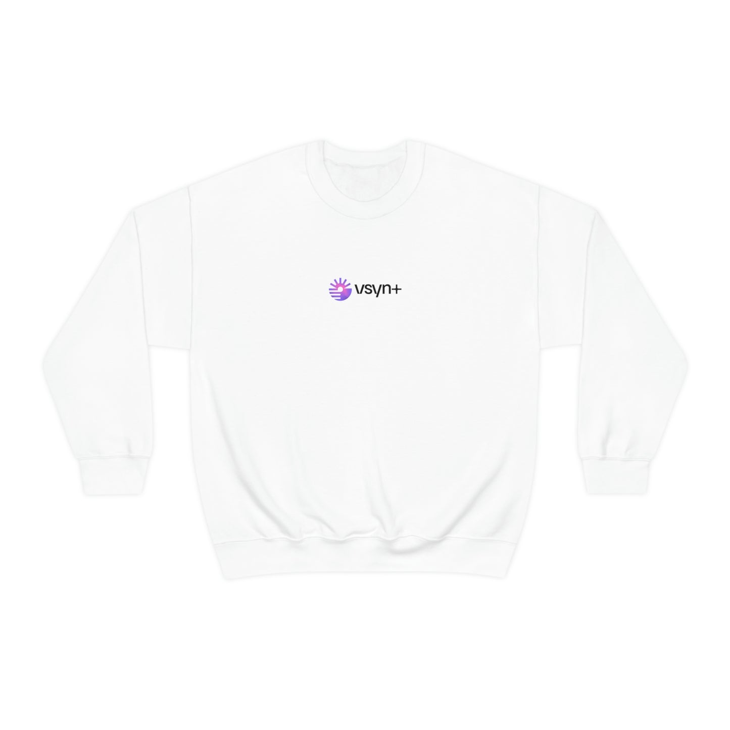 VSYN+ White Crewneck Sweatshirt