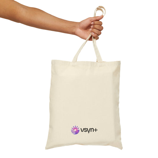 VSYN+ Canvas Tote Bag